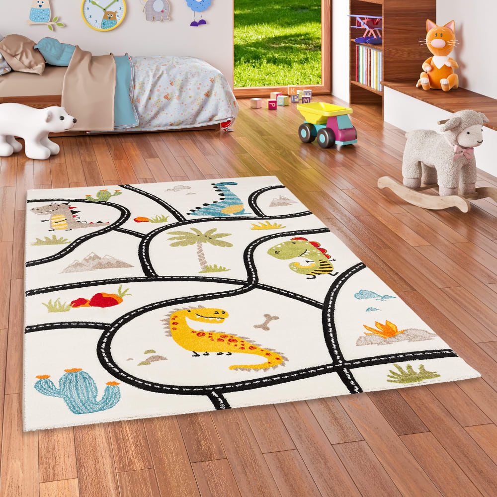 Straßenteppich Dino, bunt 80x150 cm - Maisons Du Monde