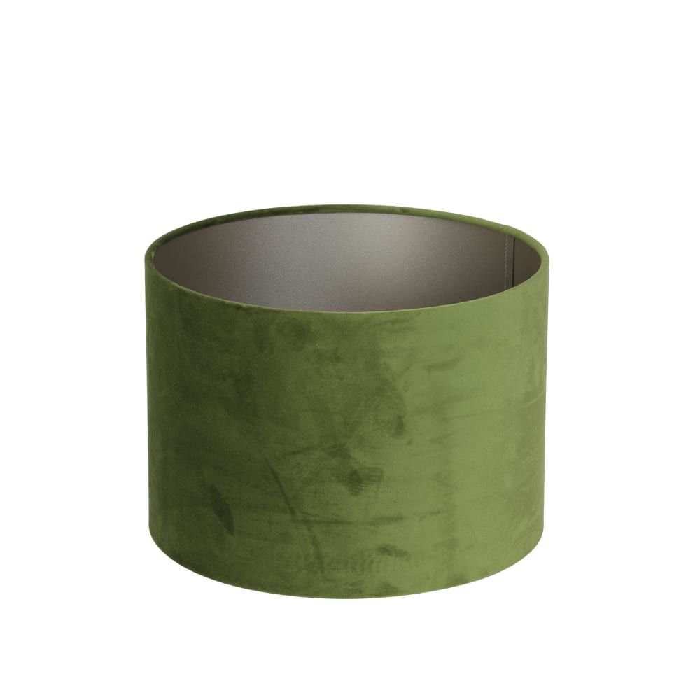 Abat-jour cylindrique vert velours ø30cm — vue 3