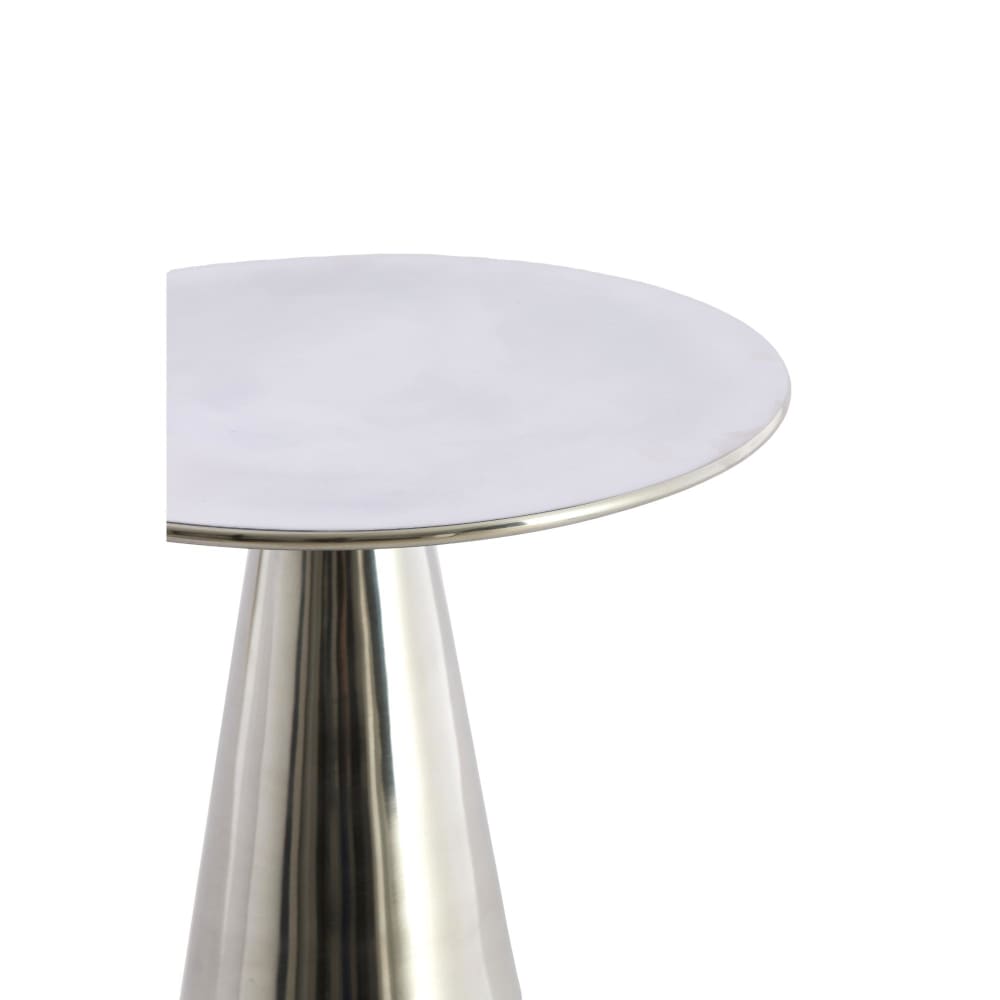 Beistelltisch aus Metall, nickel, Ø35cm - Maisons Du Monde