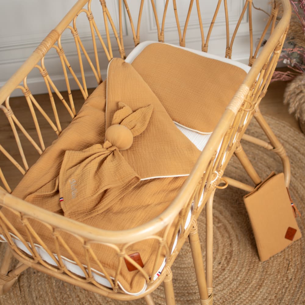 Decken- und kissen-set für wiege oder moseskorb - Maisons Du