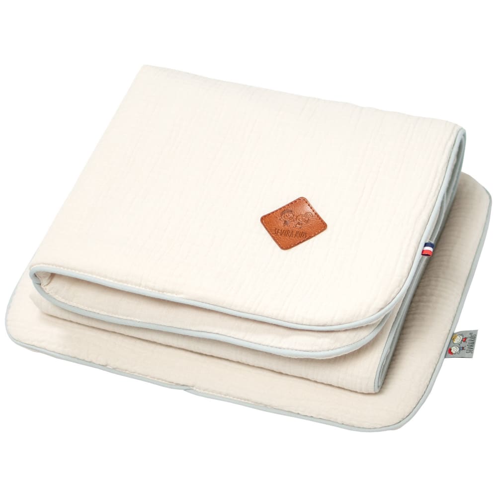 Sevira Kids Decken- und kissen-set für wiege oder moseskorb style classic chic BEIGE BAUMWOLLE Baby