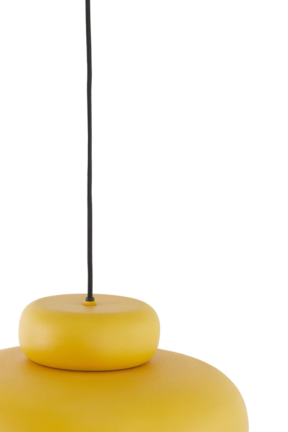 Suspension métal jaune ocre ø39cm — vue 4