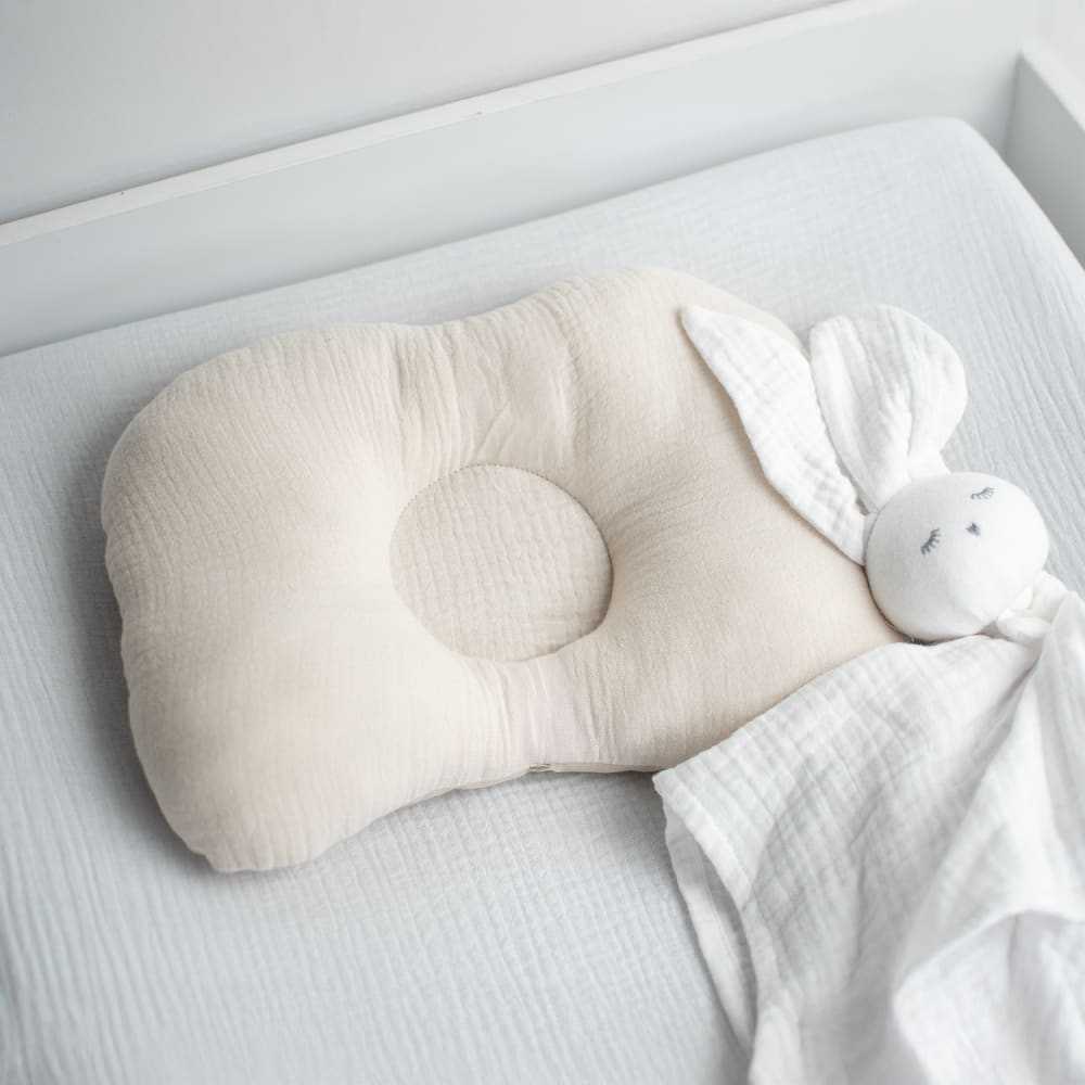 Ergonomisches nackenkissen aus baumwollgaze jeanne - Maisons Du
