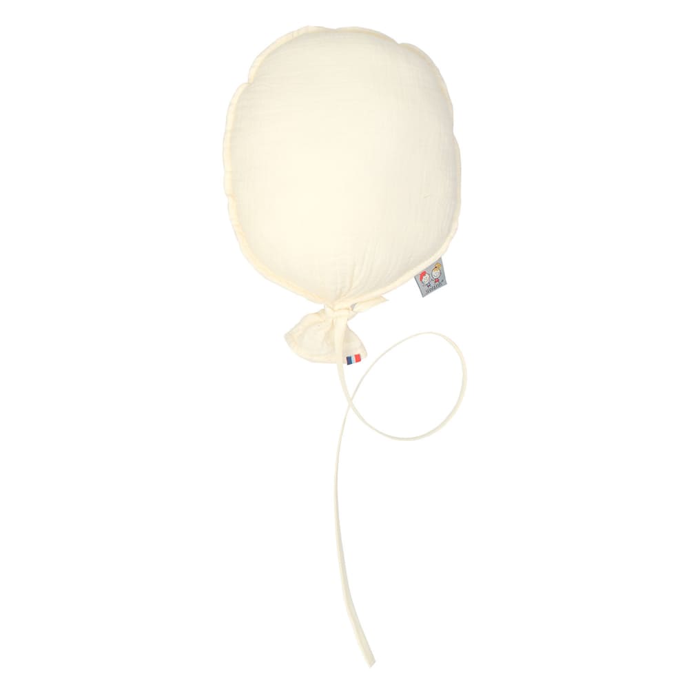 Ballon mural bébé gaze de coton écru 28 cm
