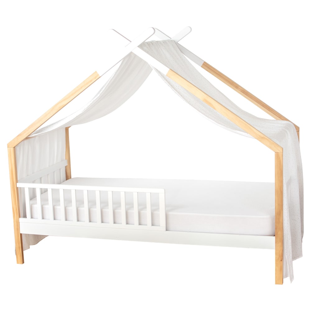 Ciel de lit cabane enfant - pois