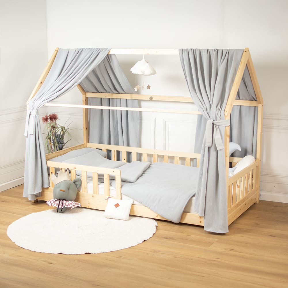Double ciel de lit cabane - enfant