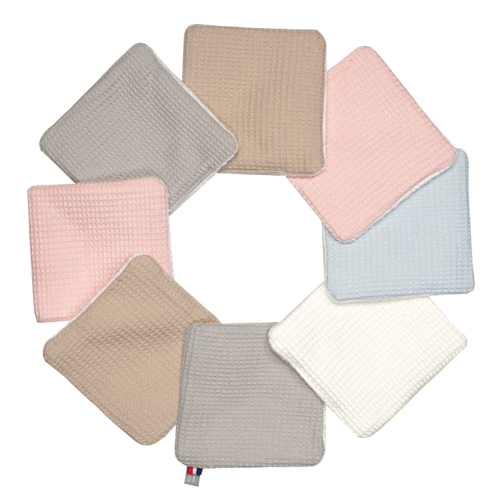 Sevira Kids Waschbare baby-tücher 8 stück wabenmuster mehrfarbig style modern Öko-Tex Zertifikat Baumwolle Baby