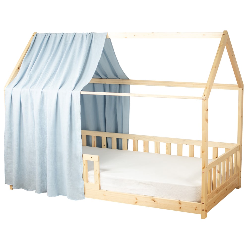 Dosel de cama tipo cabaña algodón