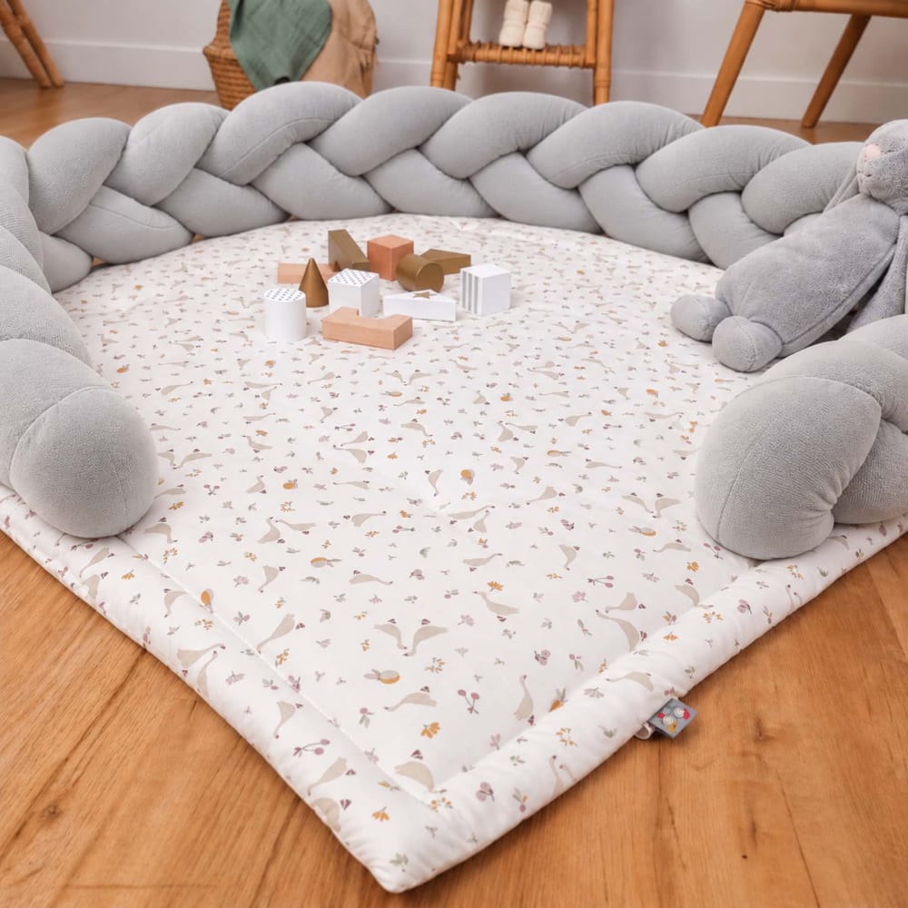 Geflochtene babybettumrandung aus samt - Maisons Du Monde
