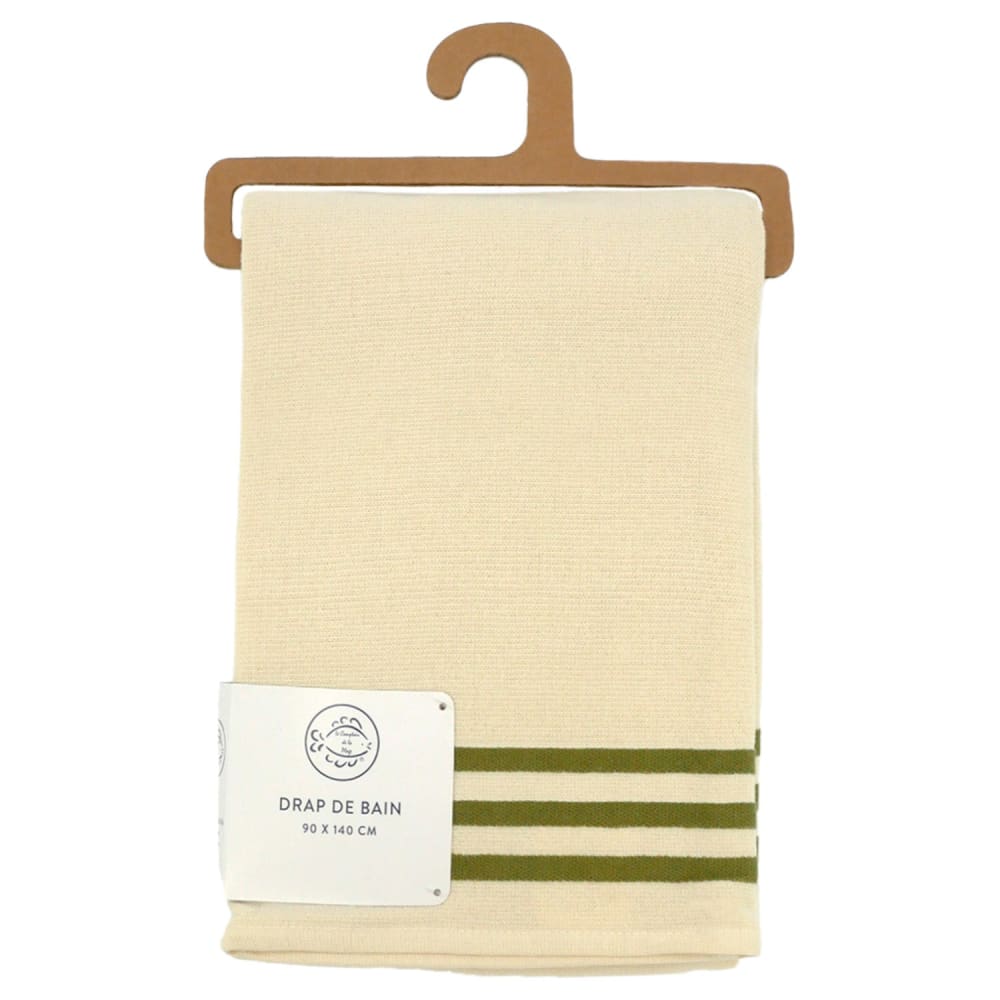 Serviette de bain Miami vert olive 90x140cm 300g/m²