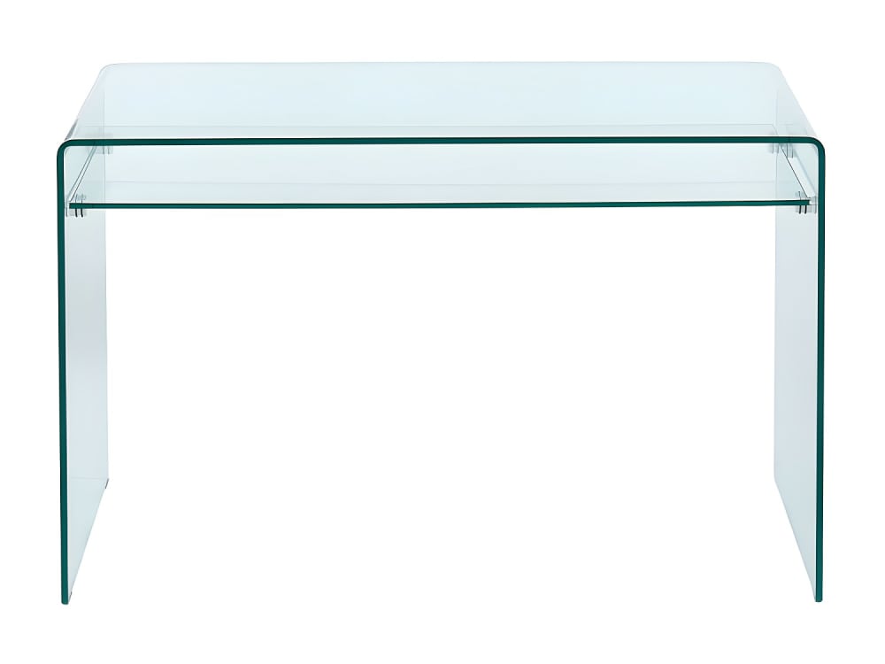 Bureau verre trempé transparent