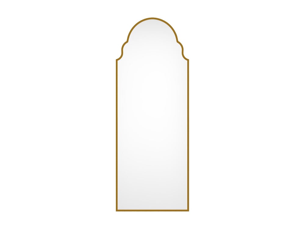 Miroir mural mdf doré