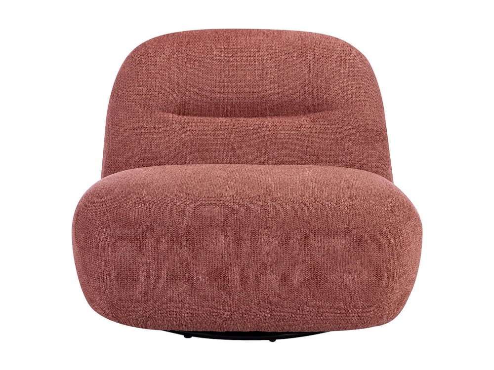 Fauteuil droit  terracotta