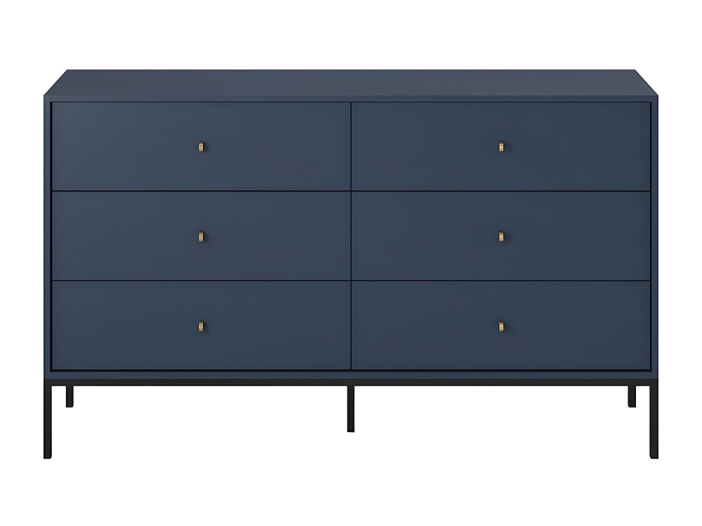 Commode panneau de particule bleu nuit