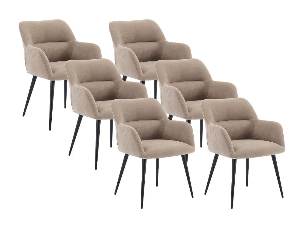 chaise polyester beige