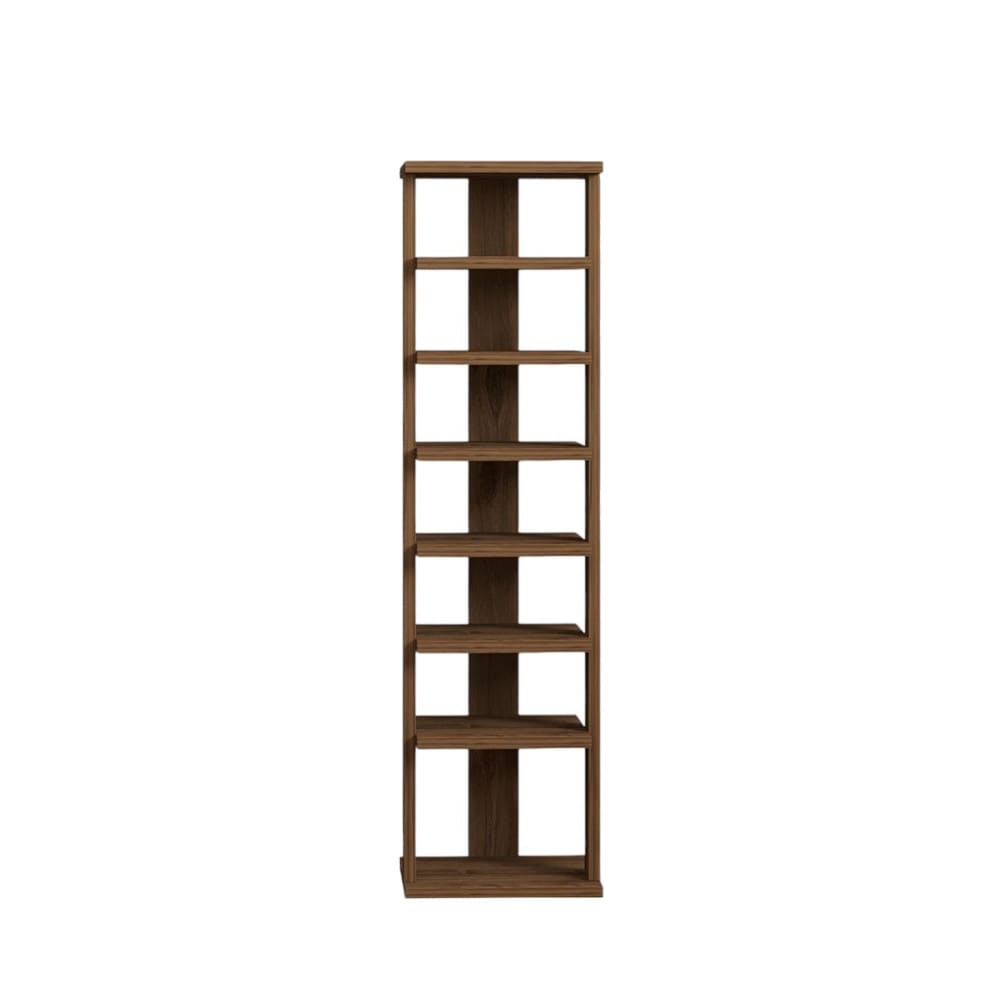 Étagère à chaussures en bois h110cm - bois foncé Étagère à chaussures en bois h110cm - bois foncé