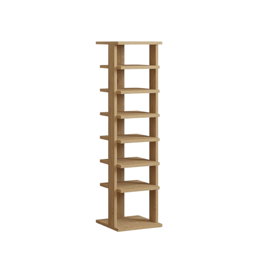 Étagère à chaussures en bois h110cm - bois clair Étagère à chaussures en bois h110cm - bois clair