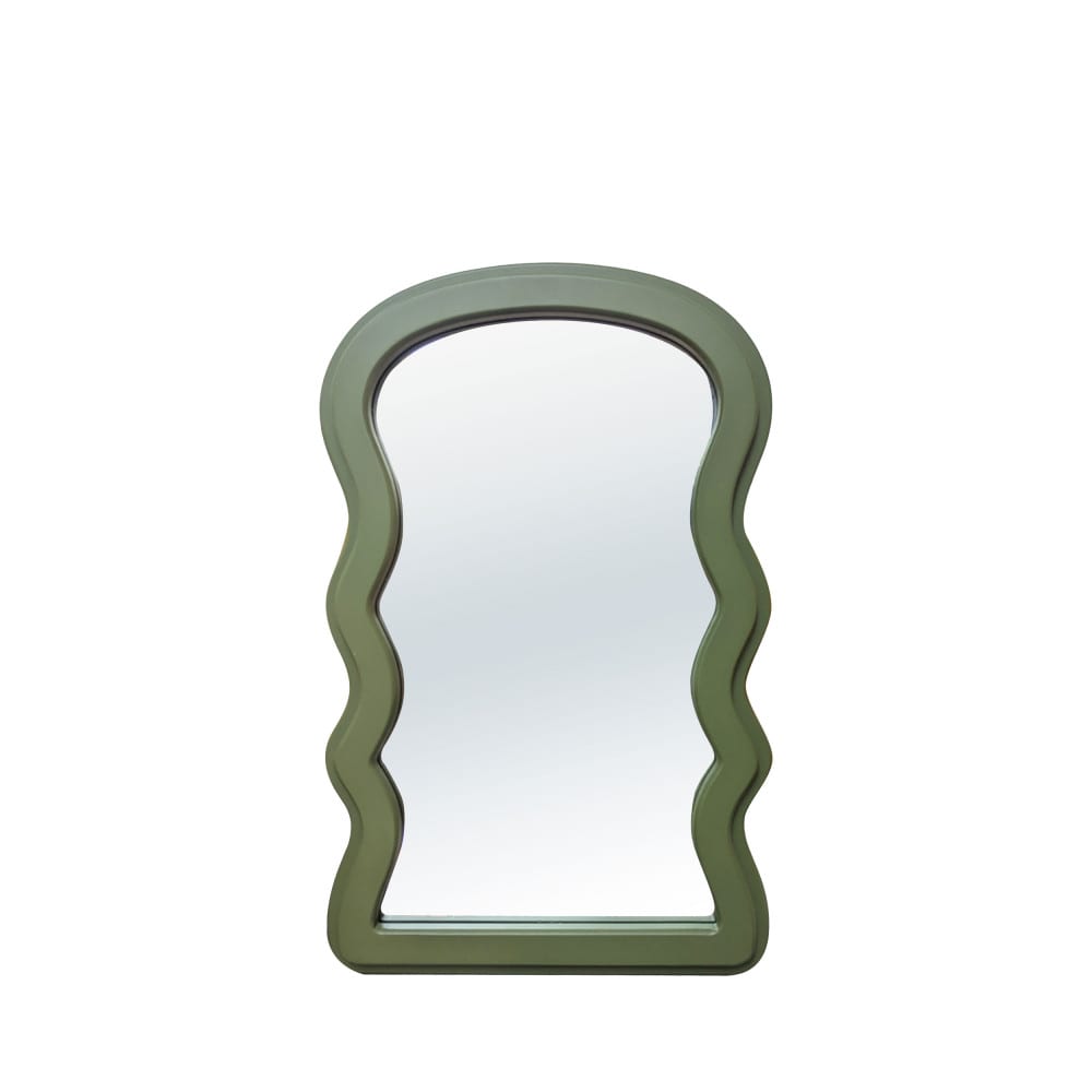 Miroir organique 32x50cm - Vert olive