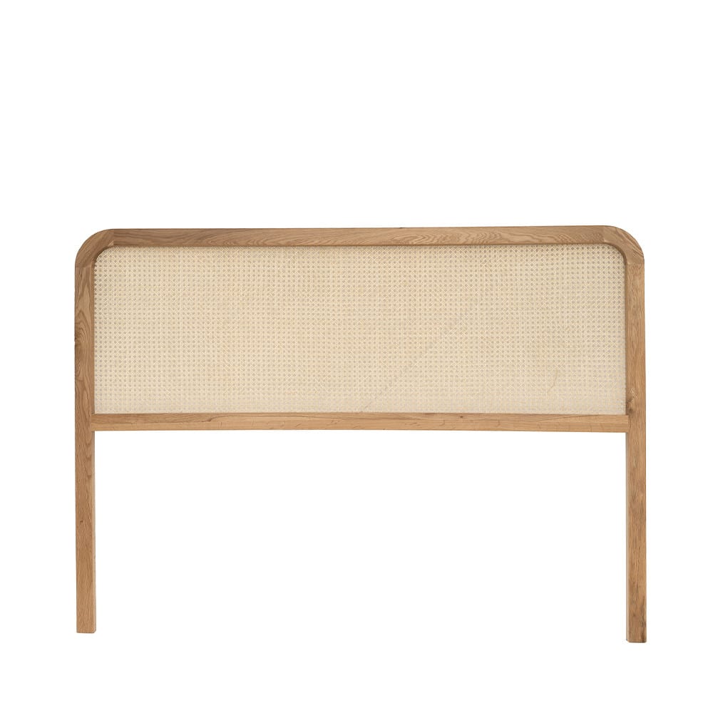 Tête de lit en cannage et bois L160cm - Bois clair