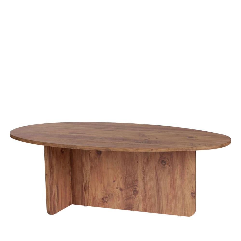 Table basse organique en bois 120x65cm - Bois