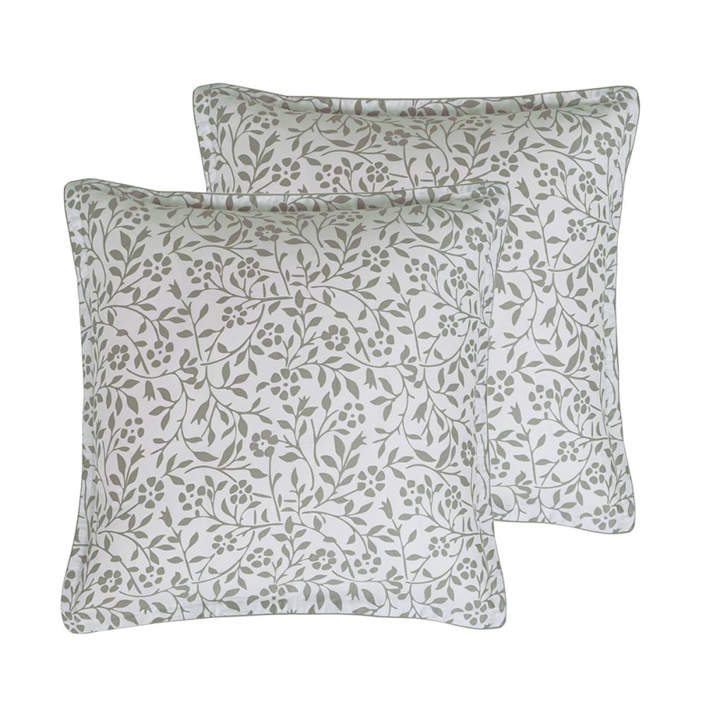 2 taies d'oreiller satin - fils