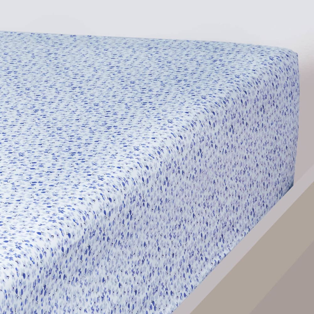 Ddrap housse satin de - cobalt