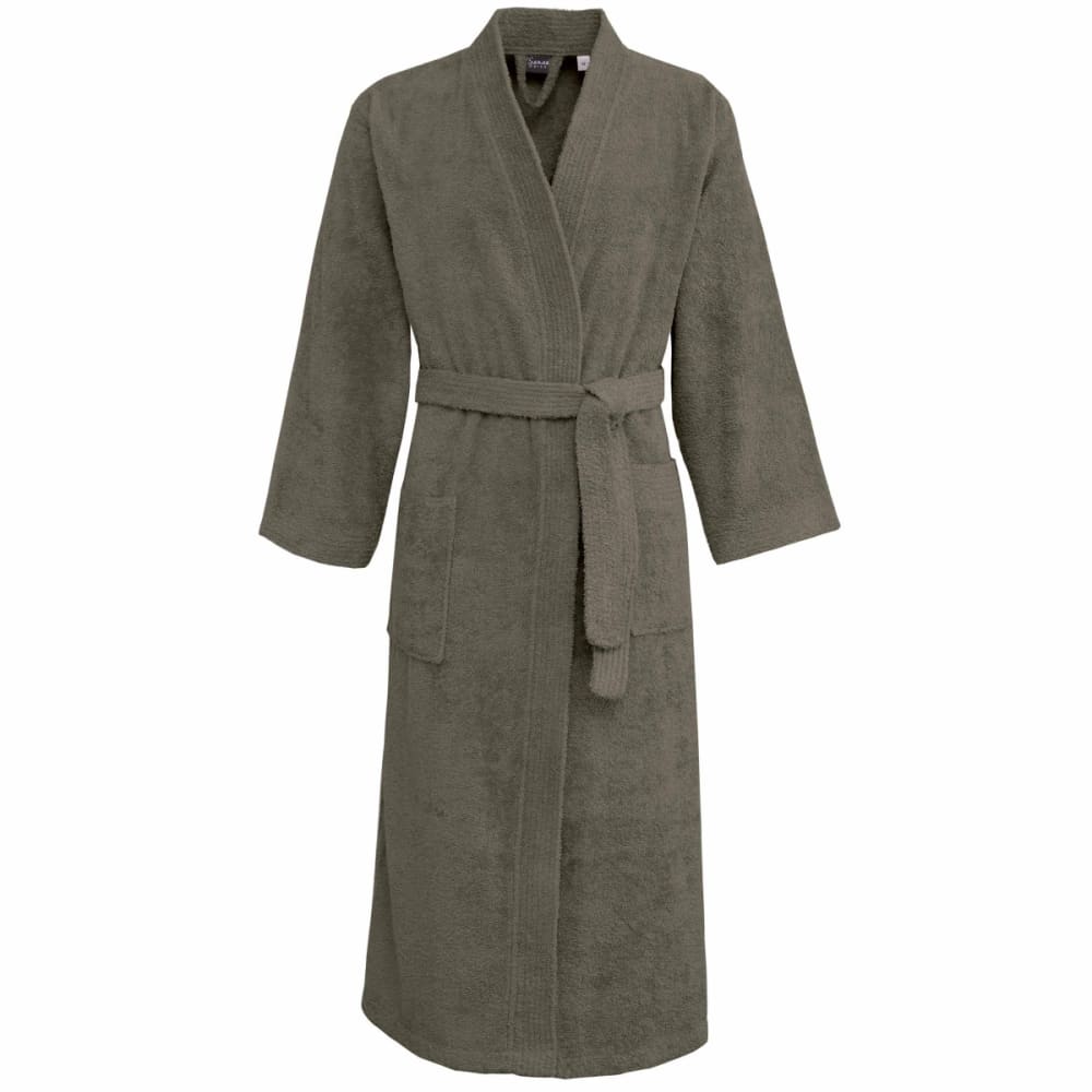 Peignoir mixte kimono - noisette