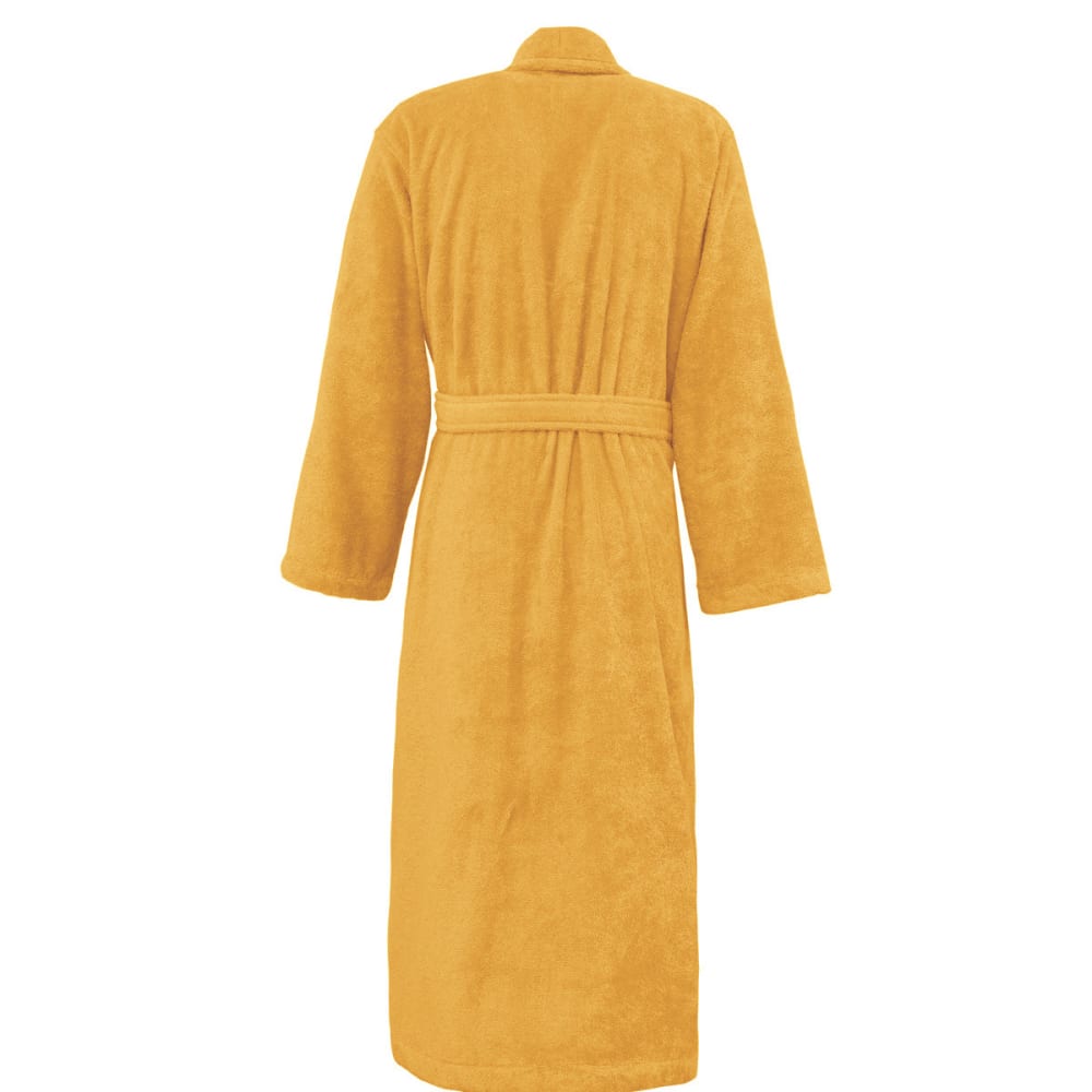 Peignoir éponge homme femme col châle 400 g/m² Caramel M - image 2