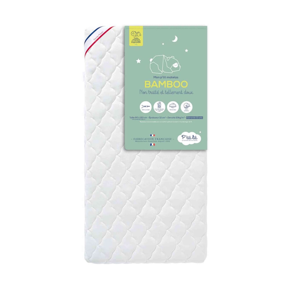 Matelas ferme et déhoussable 12 cm 70x140