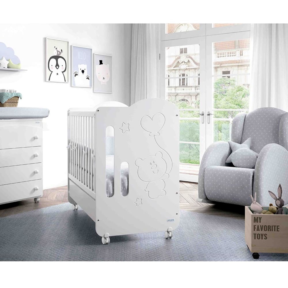 Lit 120x60 Globito - Blanc (Micuna) - Image 2