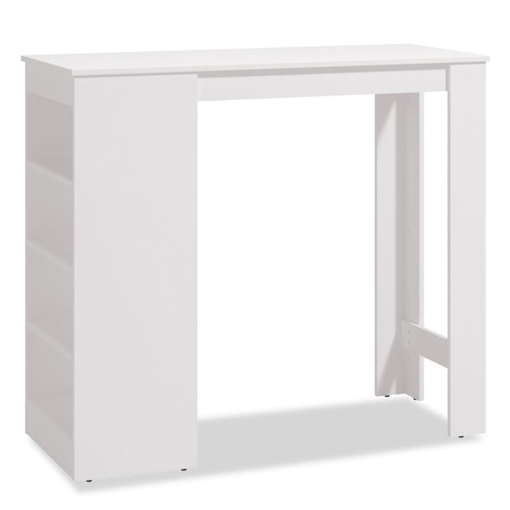 Table en bois blanc 120x50 cm Table en bois blanc 120x50 cm