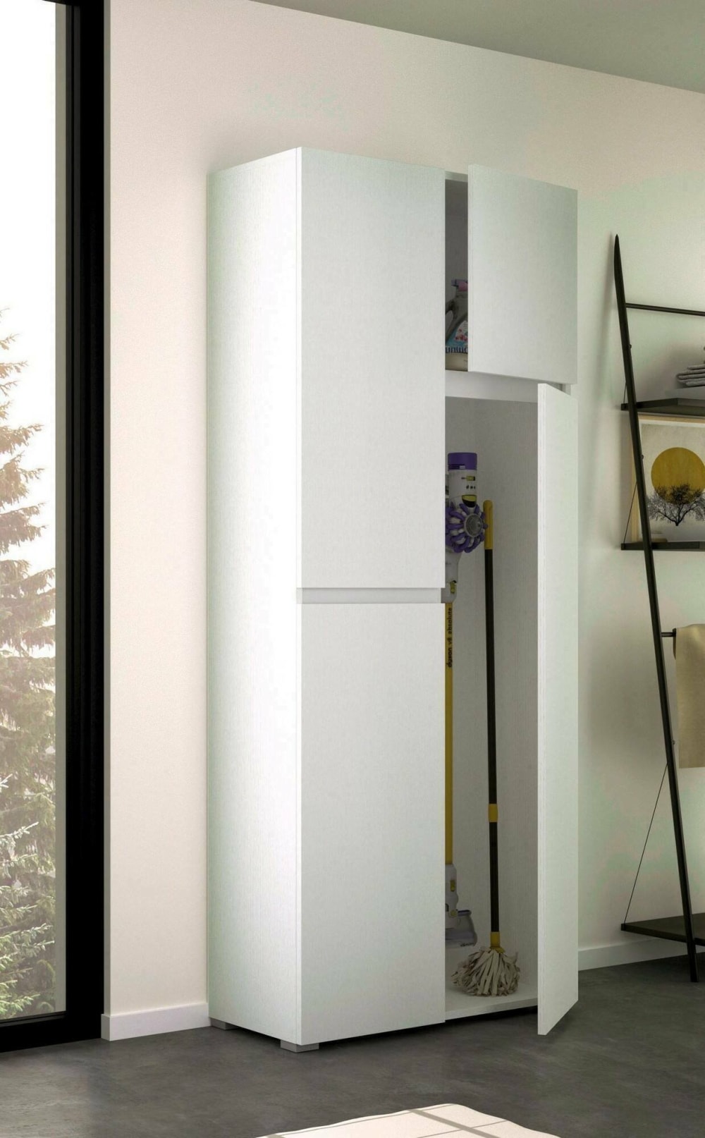 Grand Placard Multi-Usage en Bois Blanc