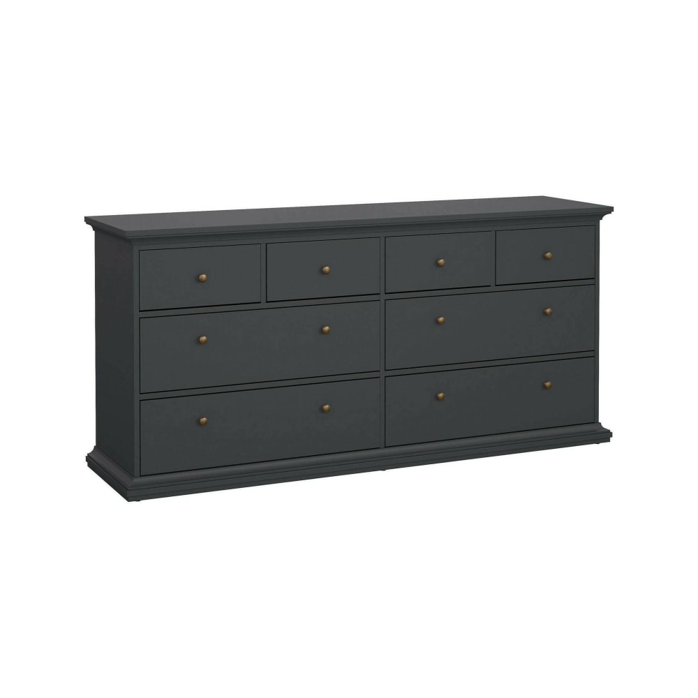 Commode en bois gris 183,4x48,5x86,88h cm