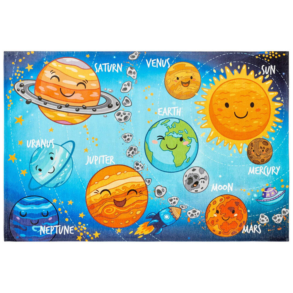 Tapis  enfant en polyester multicolore 120x170
