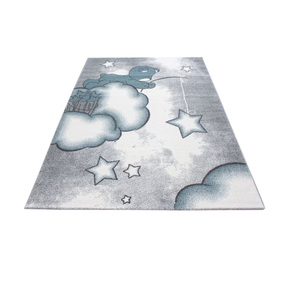 Tapis  enfant en polypropylène bleu 120x170