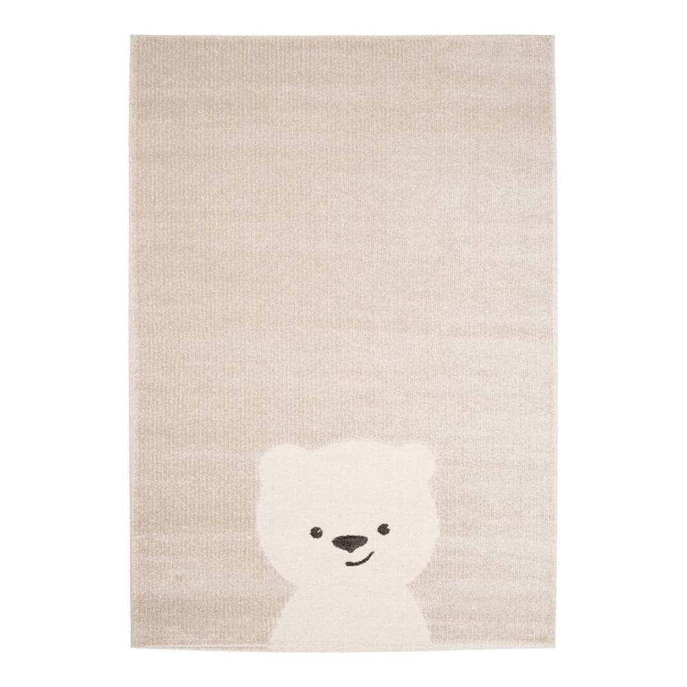 Tapis  enfant en polypropylène beige 120x170