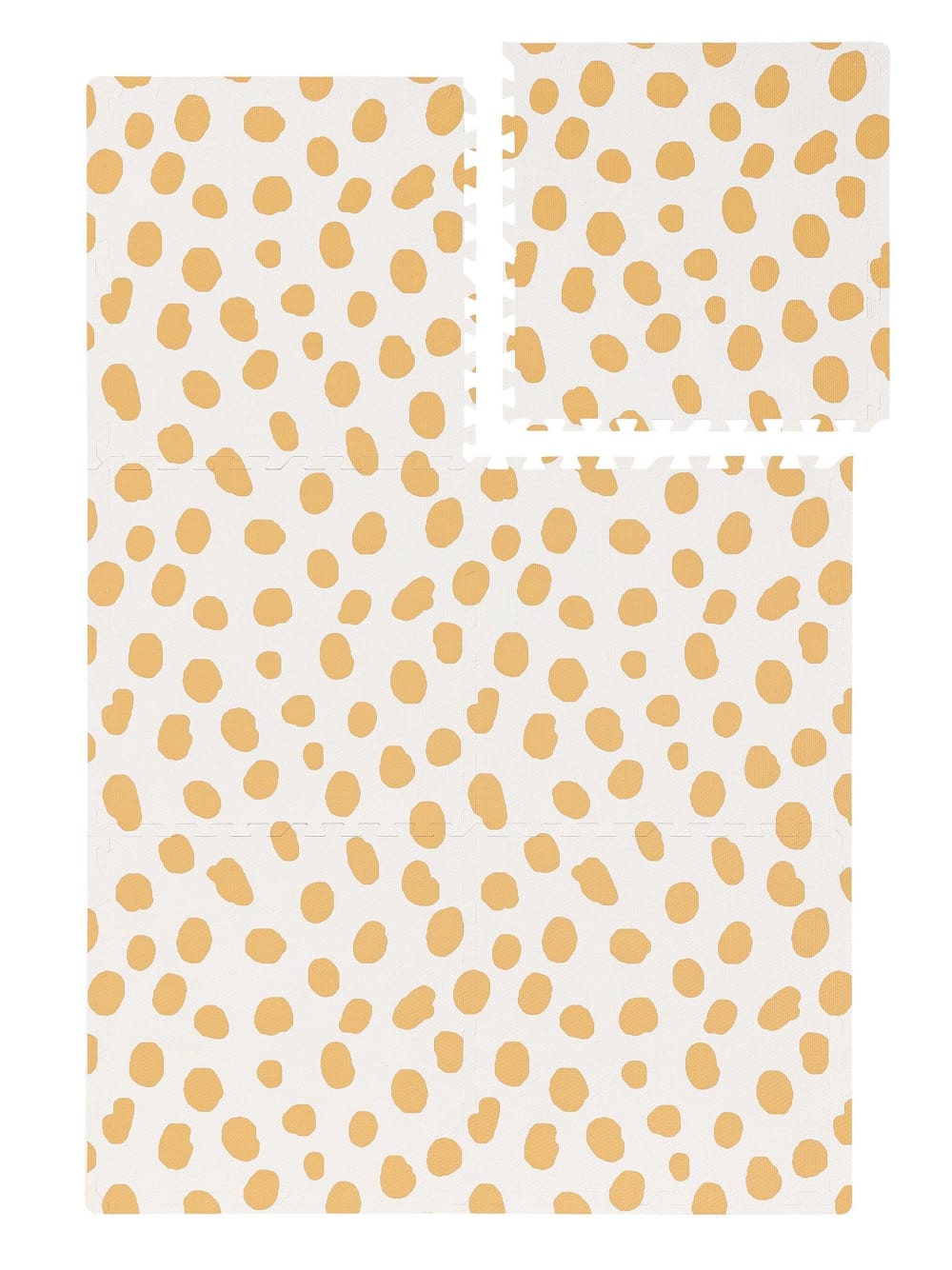Tapis de jeu crème/jaune 120x180