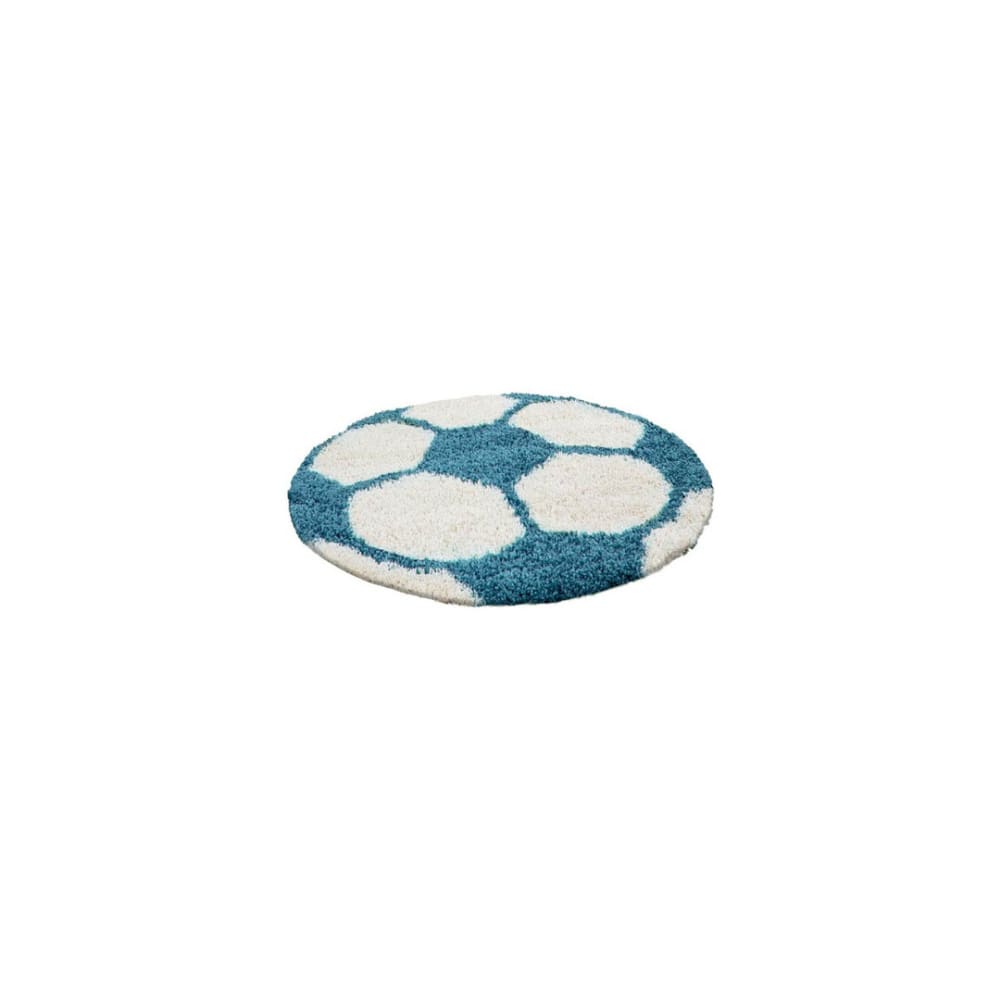 Tapis  enfant en polypropylène turquoise Ø 120