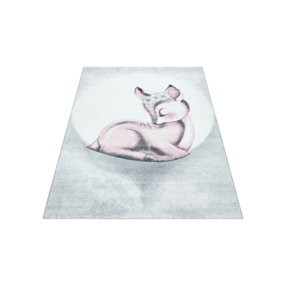 Tapis enfant en polypropylène rose 120x170