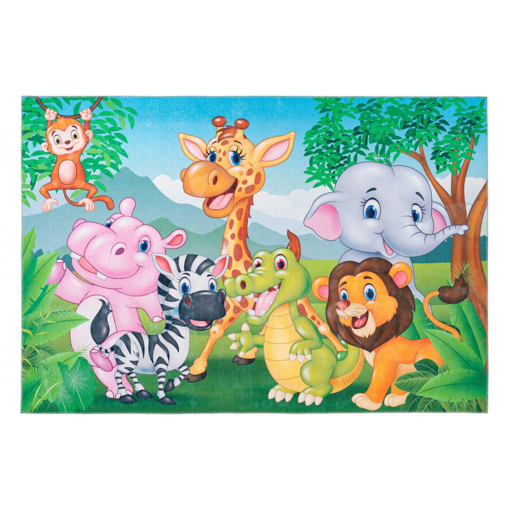 Tapis  enfant en polyester multicolore 120x170