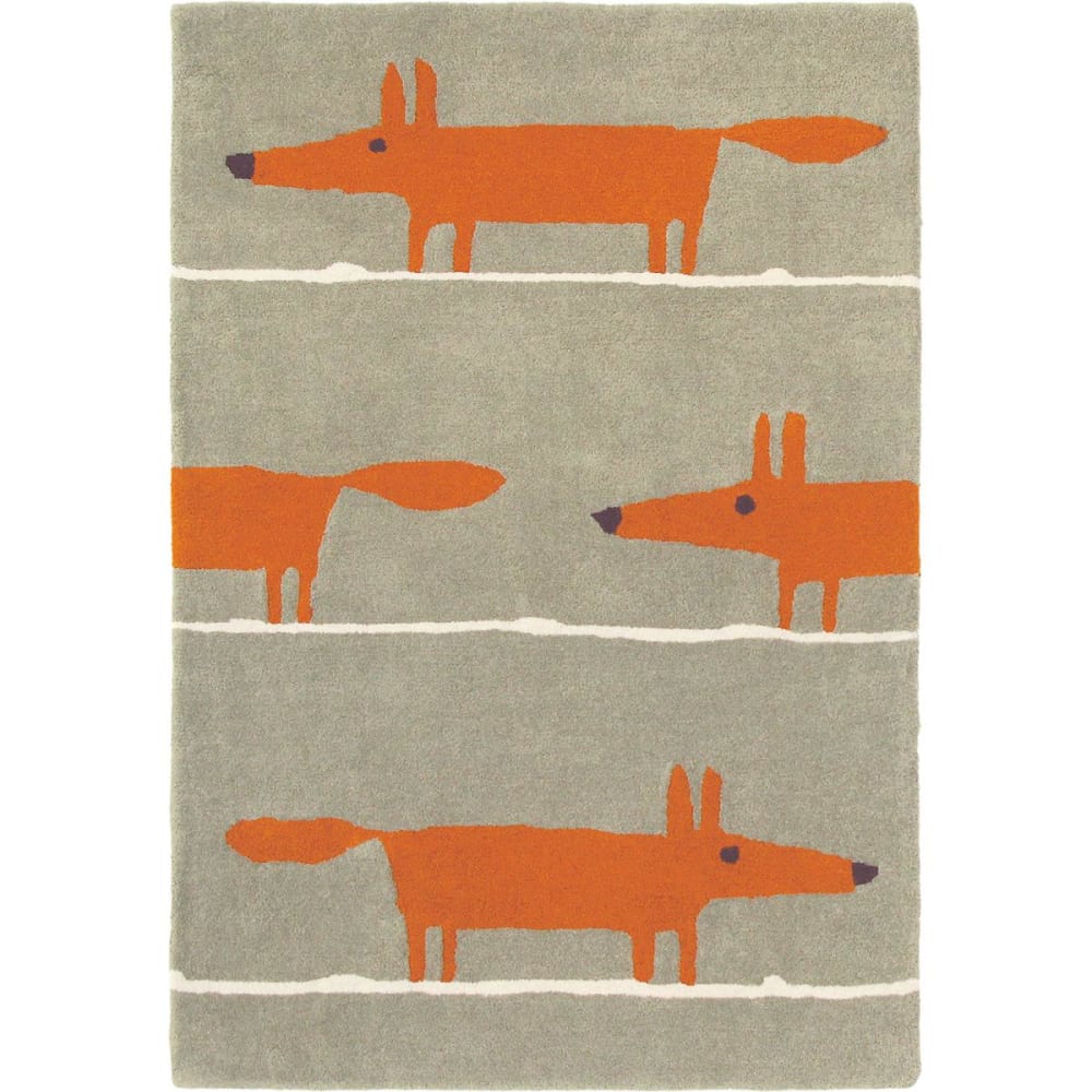 Tapis enfant orange 120x180