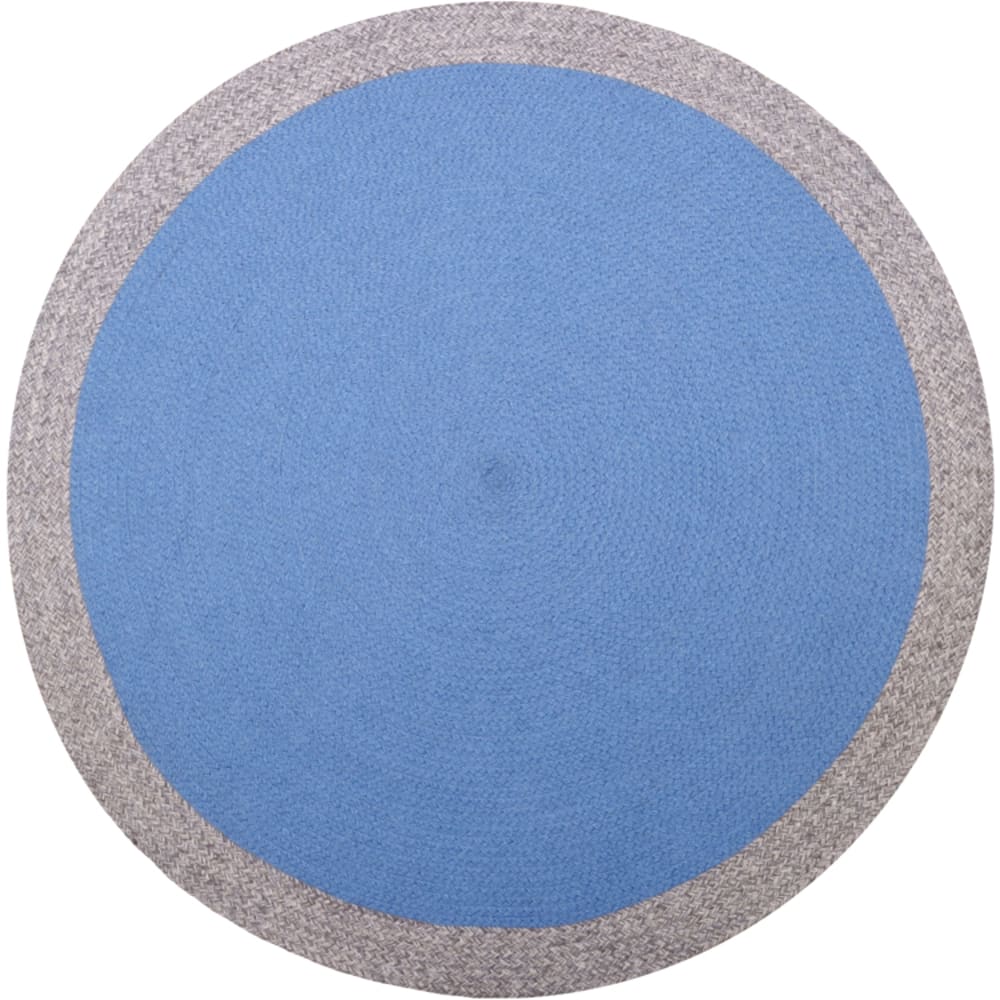 Tapis rond Nolan bleu