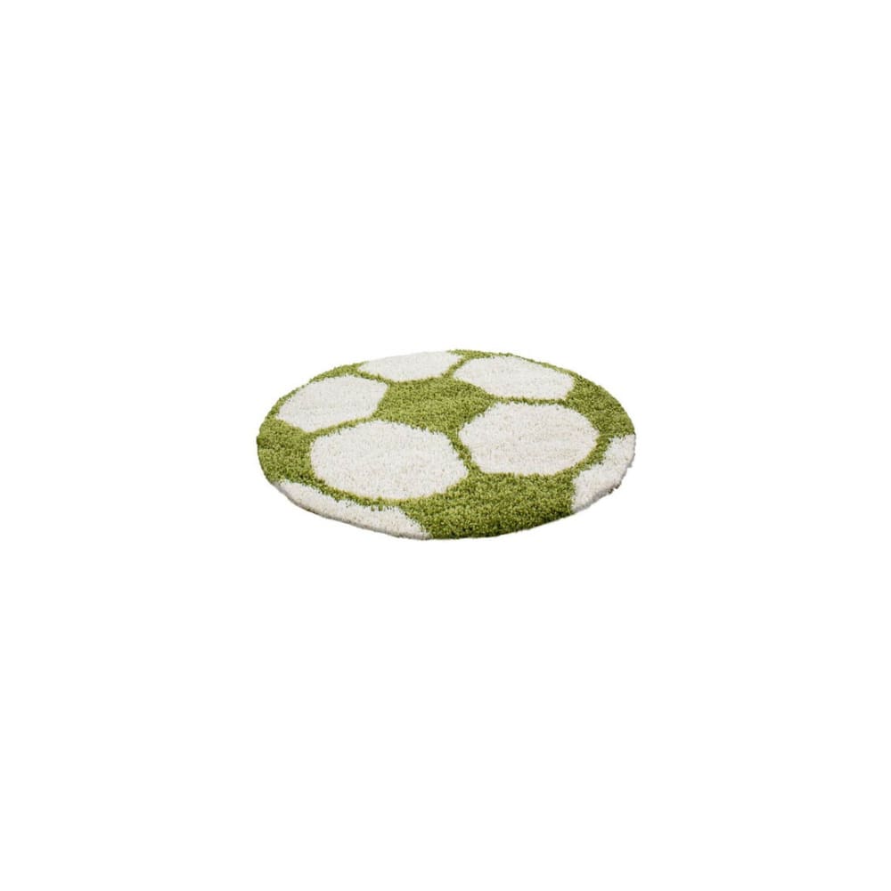 Tapis enfant en polypropylène vert Ø 120