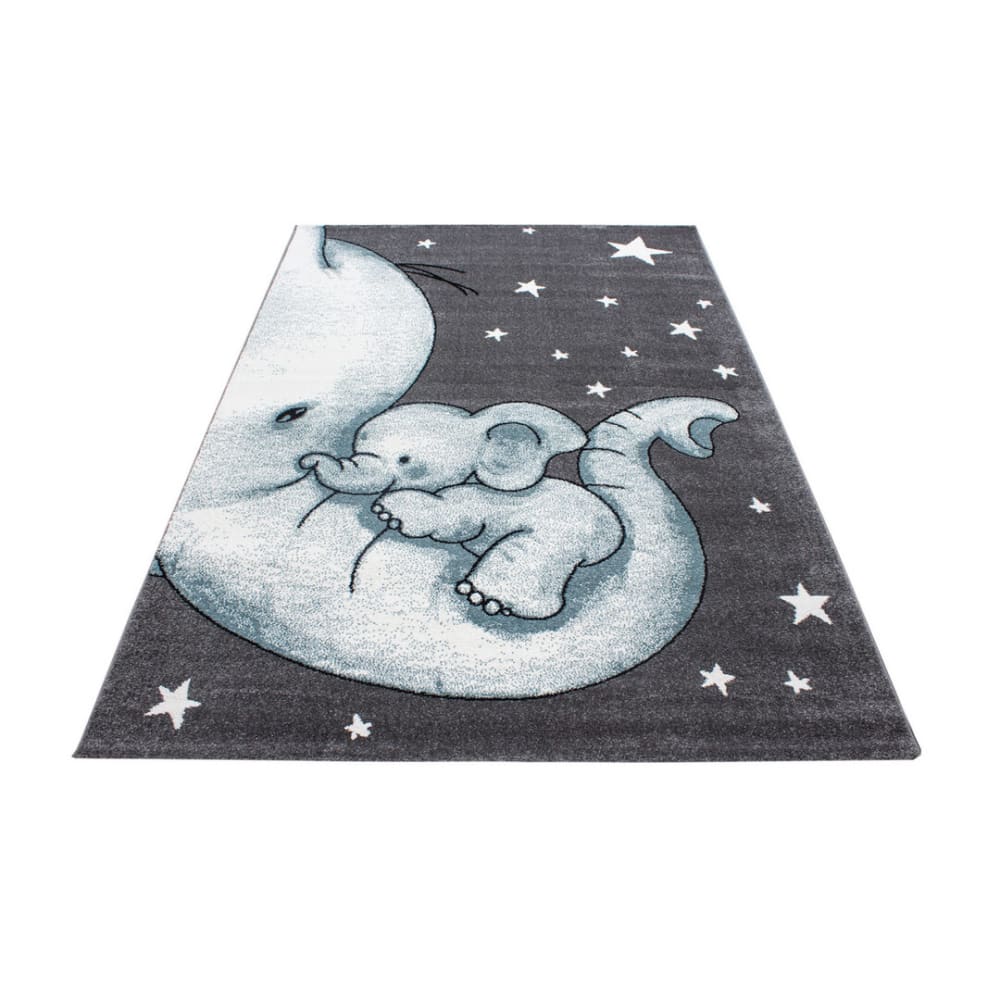 Tapis  enfant en polypropylène bleu 120x170