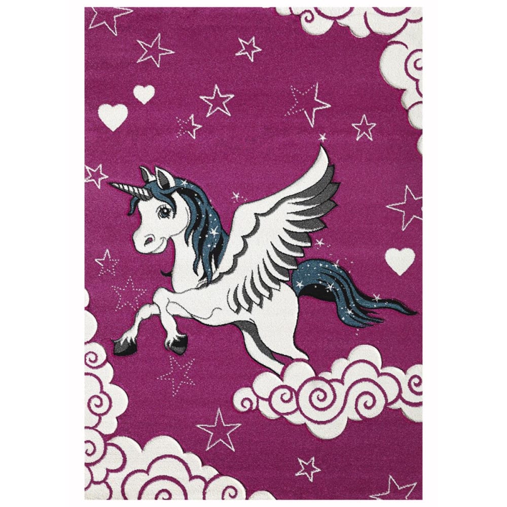 Tapis enfant 120x170 fuchsia