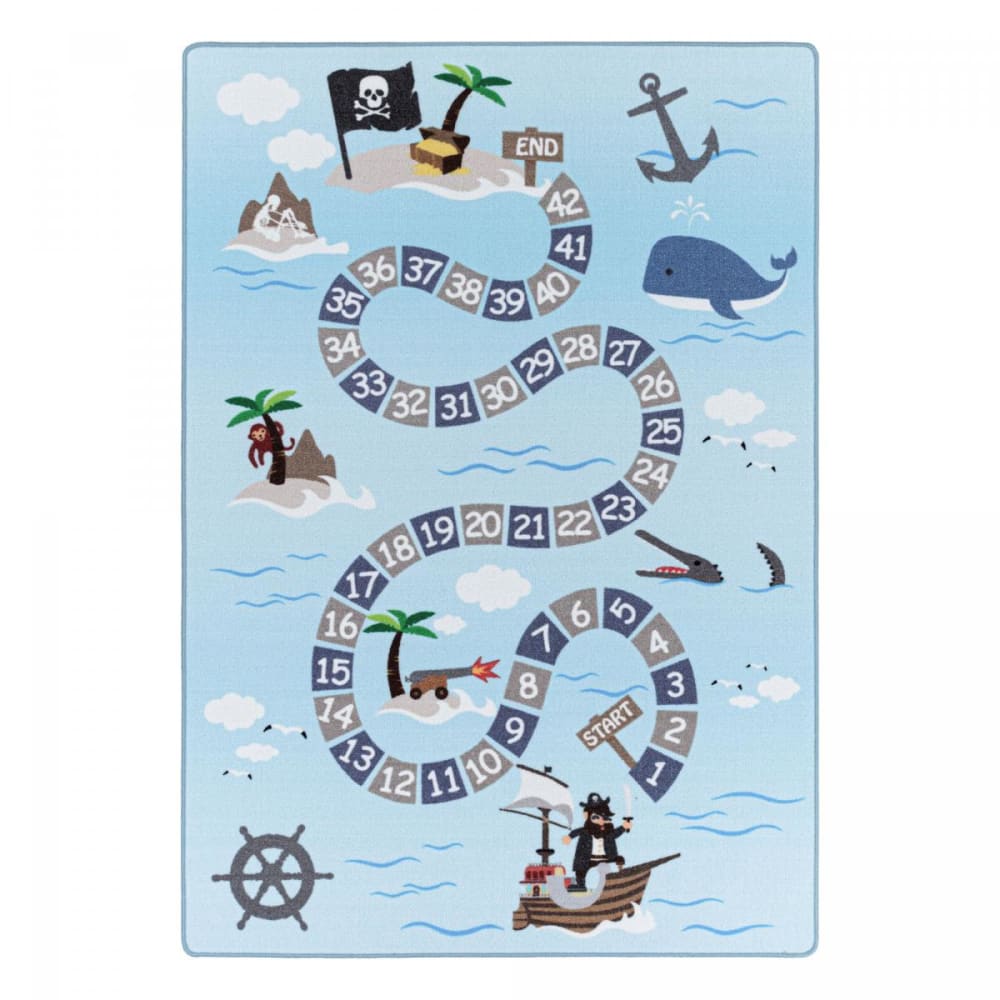 Tapis enfant 120x170 Lav 30°C bleu