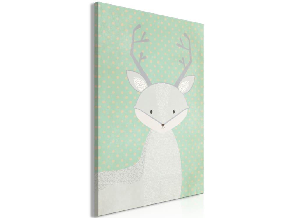 Tableau enfant Jeune cerf - 80 x 120 cm - Artgeist