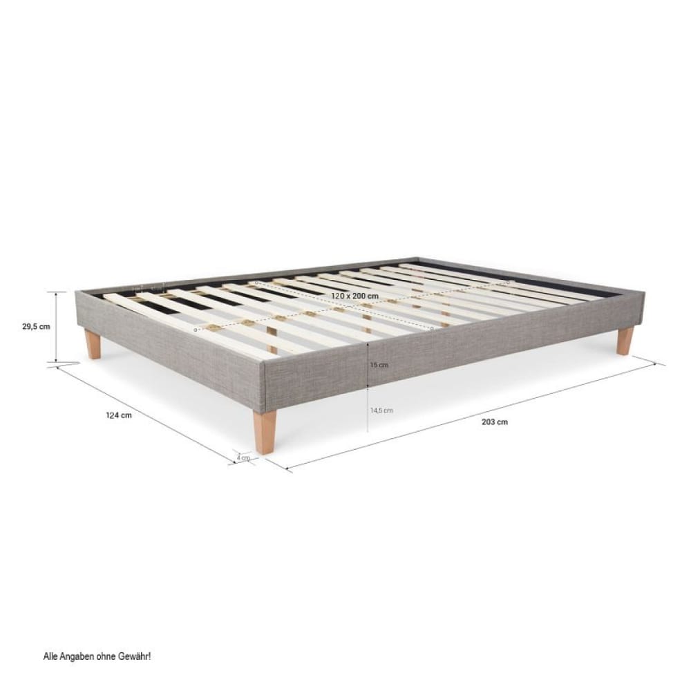 Lit capitonné avec matelas et sommier 120x200 - Maisons du Monde