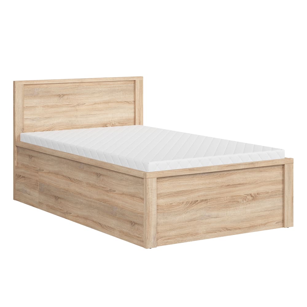 Lit 120x200 sommier tiroirs