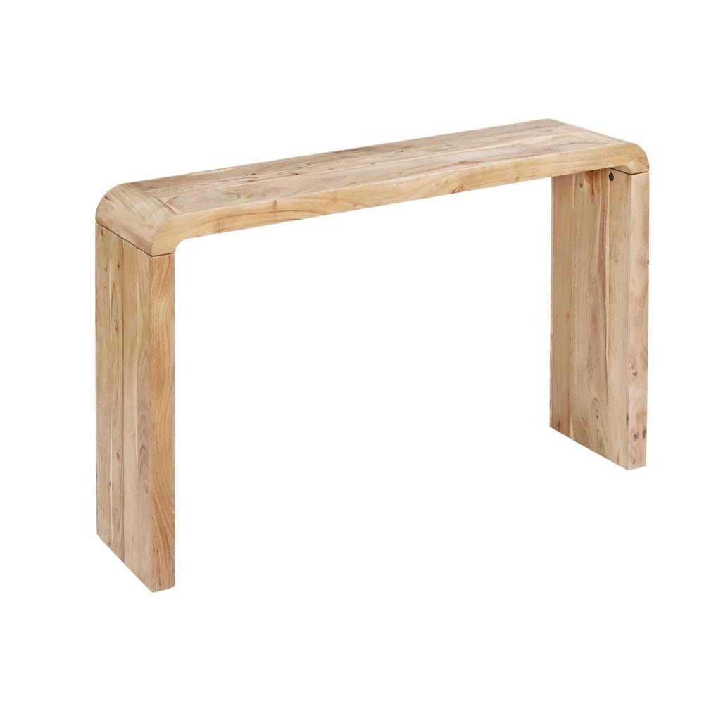 Exotische Konsole aus Akazienholz 120 cm naturfarben - Maisons Du
